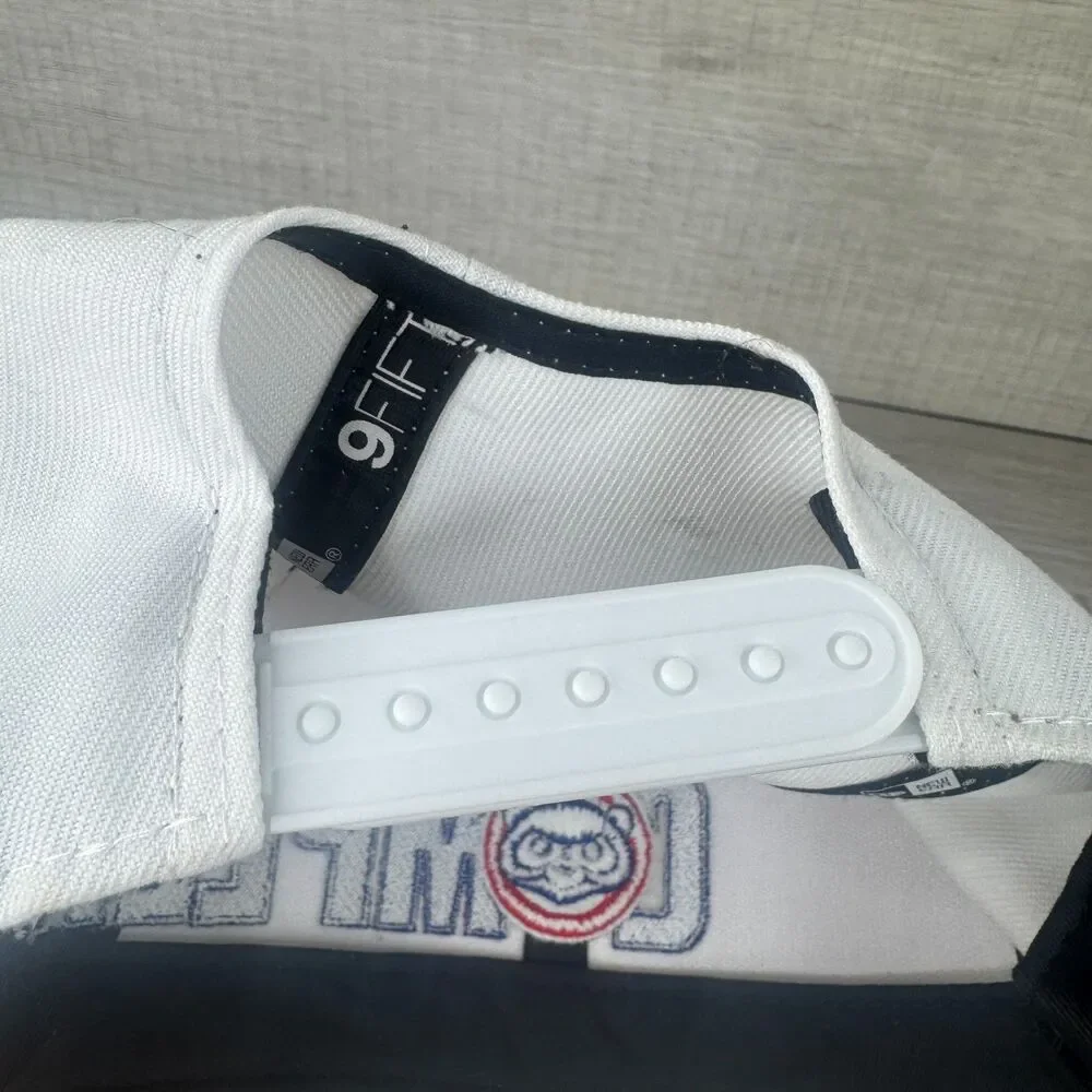New Era 9Fifty Chicago Cubs Cap Mens One Size White ComplexCon Snapback Hat